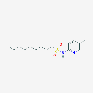 molecular formula C15H26N2O2S B15020132 N-(5-methylpyridin-2-yl)nonane-1-sulfonamide 