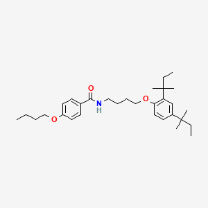 molecular formula C31H47NO3 B15020138 N-{4-[2,4-bis(2-methylbutan-2-yl)phenoxy]butyl}-4-butoxybenzamide 