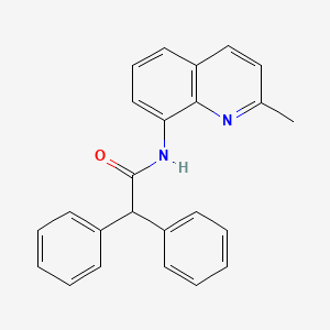 molecular formula C24H20N2O B15020149 N-(2-methylquinolin-8-yl)-2,2-diphenylacetamide 