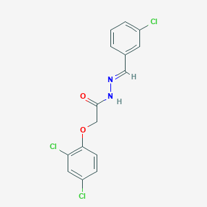 N'-[(E)-(3-chlorophenyl)methylidene]-2-(2,4-dichlorophenoxy)acetohydrazide