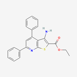 Ethyl 3-amino-4,6-diphenylthieno[2,3-b]pyridine-2-carboxylate