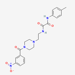 N-(4-methylphenyl)-N'-(2-{4-[(3-nitrophenyl)carbonyl]piperazin-1-yl}ethyl)ethanediamide