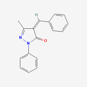 (4Z)-4-benzylidene-5-methyl-2-phenyl-2,4-dihydro-3H-pyrazol-3-one