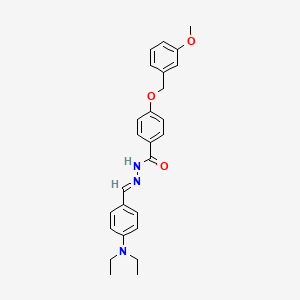 N'-{(E)-[4-(diethylamino)phenyl]methylidene}-4-[(3-methoxybenzyl)oxy]benzohydrazide