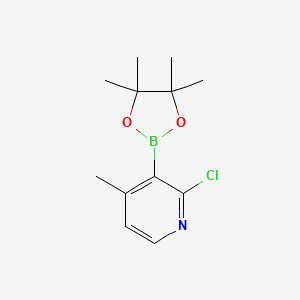 molecular formula C12H17BClNO2 B1502051 2-Chloro-4-methylpyridine-3-boronic acid pinacol ester 