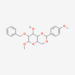 methyl 2-O-benzyl-4,6-O-(4-methoxybenzylidene)hexopyranoside