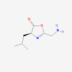 B1502064 (S)-2-(Aminomethyl)-4-isobutyloxazol-5(4H)-one CAS No. 738570-00-8