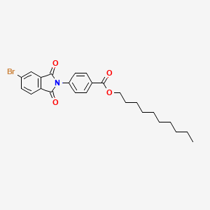 decyl 4-(5-bromo-1,3-dioxo-1,3-dihydro-2H-isoindol-2-yl)benzoate