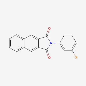 molecular formula C18H10BrNO2 B15020725 2-(3-bromophenyl)-1H-benzo[f]isoindole-1,3(2H)-dione 