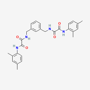 N~2~,N~2~'-(benzene-1,3-diyldimethanediyl)bis[N~1~-(2,4-dimethylphenyl)ethanediamide]