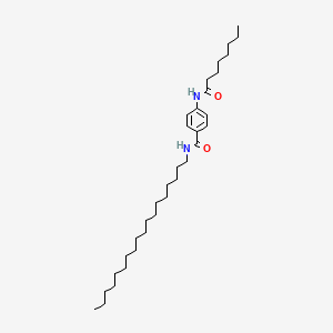 molecular formula C33H58N2O2 B15020773 N-octadecyl-4-(octanoylamino)benzamide 