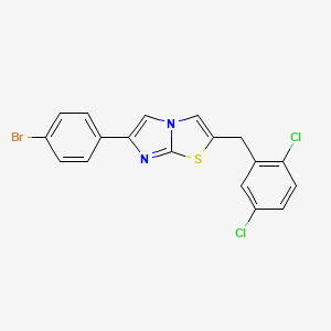 6-(4-Bromophenyl)-2-(2,5-dichlorobenzyl)imidazo[2,1-b][1,3]thiazole