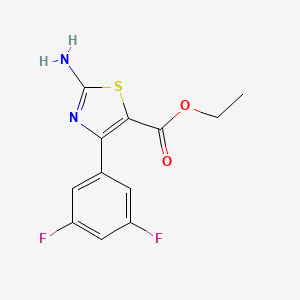 Ethyl 2-amino-4-(3,5-difluorophenyl)thiazole-5-carboxylate