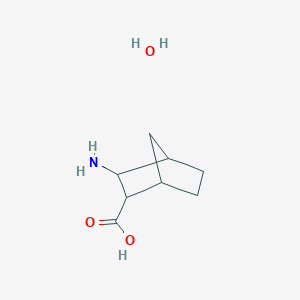 3-Aminobicyclo[2.2.1]heptane-2-carboxylic acid;hydrate