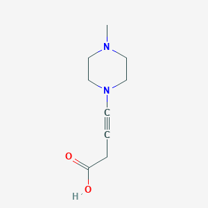 4-(4-Methylpiperazin-1-YL)but-3-ynoic acid