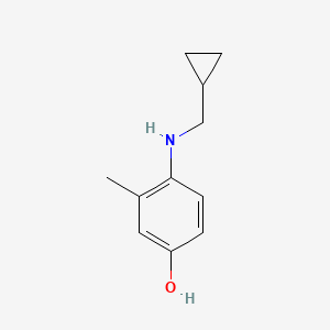 4-[(Cyclopropylmethyl)-amino]-3-methyl-phenol