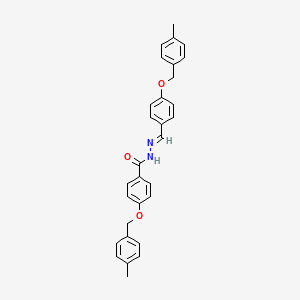 4-((4-Methylbenzyl)oxy)-N'-(4-((4-methylbenzyl)oxy)benzylidene)benzohydrazide