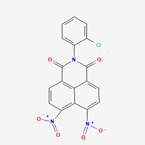 2-(2-chlorophenyl)-6,7-dinitro-1H-benzo[de]isoquinoline-1,3(2H)-dione