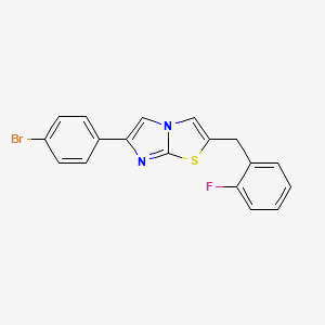 6-(4-Bromophenyl)-2-(2-fluorobenzyl)imidazo[2,1-b][1,3]thiazole