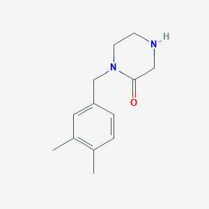 1-(3,4-Dimethylbenzyl)piperazin-2-one