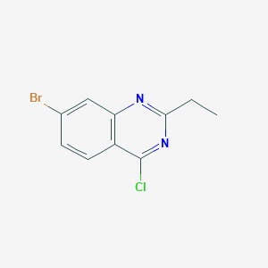 7-Bromo-4-chloro-2-ethylquinazoline