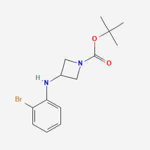 Tert-butyl 3-(2-bromoanilino)azetidine-1-carboxylate