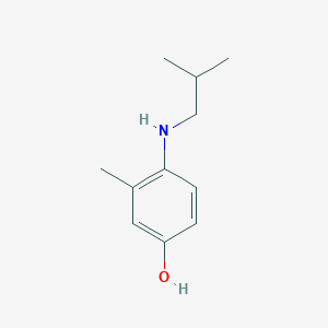 4-(2-Methyl-propylamino)-3-methyl-phenol