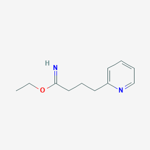 2-Pyridinebutanimidic acid ethyl ester