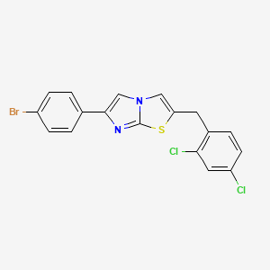 6-(4-Bromophenyl)-2-(2,4-dichlorobenzyl)imidazo[2,1-b][1,3]thiazole