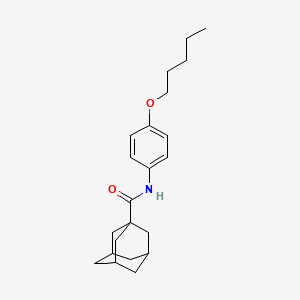 N-[4-(Pentyloxy)phenyl]adamantane-1-carboxamide