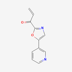 1-[5-(Pyridin-3-yl)-1,3-oxazol-2-yl]prop-2-en-1-one