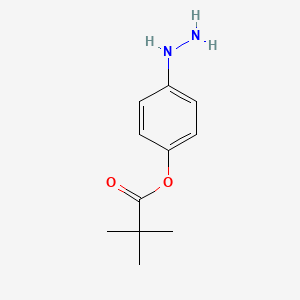 (4-hydrazinylphenyl) 2,2-dimethylpropanoate