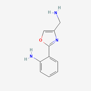 2-(4-(Aminomethyl)oxazol-2-YL)aniline