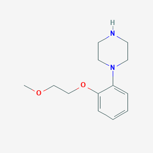 molecular formula C13H20N2O2 B1502135 1-[2-(2-甲氧基乙氧基)-苯基]-哌嗪 CAS No. 891782-62-0