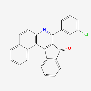 8-(3-chlorophenyl)-9H-benzo[f]indeno[2,1-c]quinolin-9-one