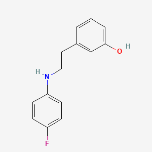 B1502145 3-(2-((4-Fluorophenyl)amino)ethyl)phenol CAS No. 885270-39-3