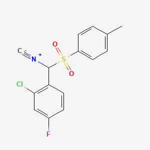 2-Chloro-4-fluoro-1-[isocyano-(toluene-4-sulfonyl)-methyl]-benzene