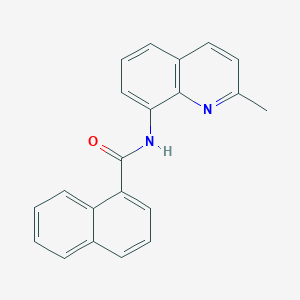 N-(2-methylquinolin-8-yl)naphthalene-1-carboxamide