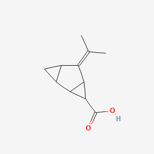 5-Isopropylidenetricyclo[4.1.0.0~2,4~]heptane-3-carboxylic acid