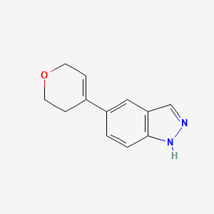 5-(3,6-Dihydro-2H-pyran-4-YL)-1H-indazole