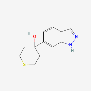 4-(1H-Indazol-6-YL)-tetrahydro-thiopyran-4-OL