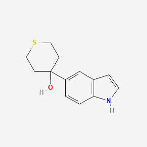 4-(1H-Indol-5-YL)-tetrahydro-thiopyran-4-OL