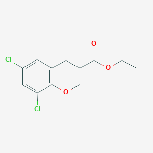 6,8-Dichloro-chroman-3-carboxylic acid ethyl ester