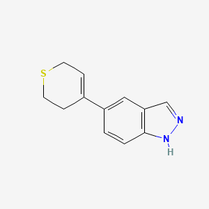 5-(3,6-Dihydro-2H-thiopyran-4-YL)-1H-indazole