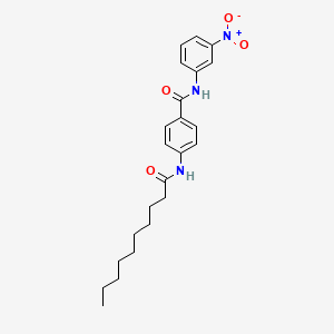 4-Decanamido-N-(3-nitrophenyl)benzamide