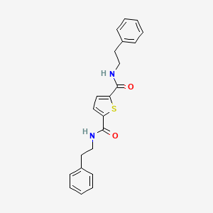 Thiophene-2,5-dicarboxylic acid, bis(phenethylamide)