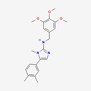 5-(3,4-dimethylphenyl)-1-methyl-N-(3,4,5-trimethoxybenzyl)-1H-imidazol-2-amine