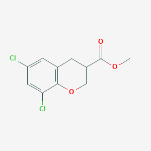 molecular formula C11H10Cl2O3 B1502170 6,8-Dichloro-chroman-3-carboxylic acid methyl ester CAS No. 885271-50-1