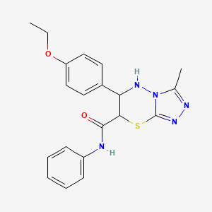 6-(4-ethoxyphenyl)-3-methyl-N-phenyl-6,7-dihydro-5H-[1,2,4]triazolo[3,4-b][1,3,4]thiadiazine-7-carboxamide