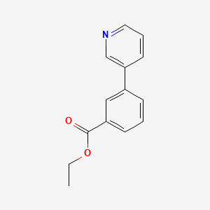 molecular formula C14H13NO2 B1502179 3-Pyridin-3-YL-benzoic acid ethyl ester CAS No. 4385-73-3